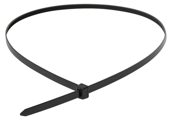 Kabelstrips 750 mm svart 50 stk.